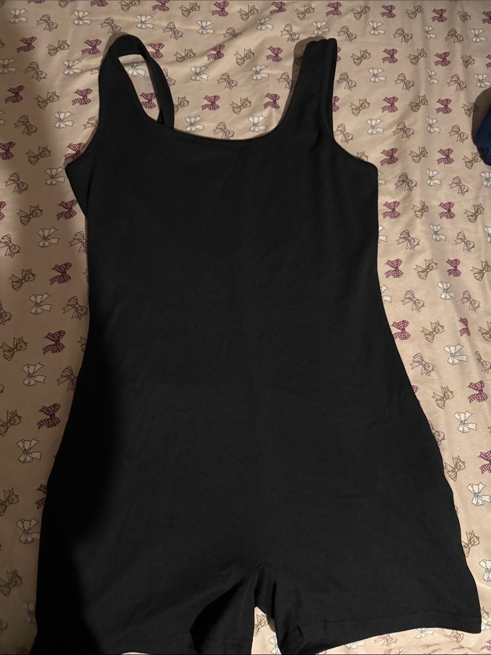 SHEIN Black Sleeveless Tank Bodysuit Romper
